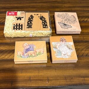 New Wooden Stamp Lot